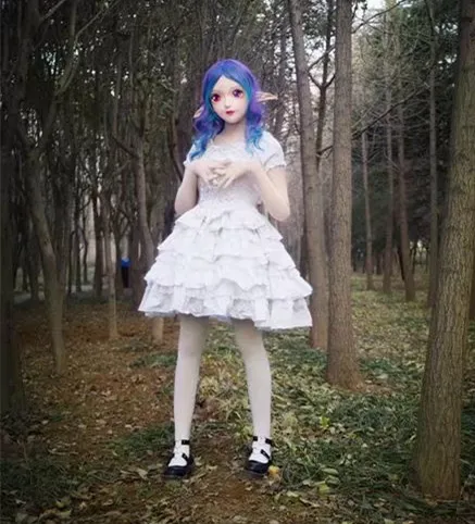 (NEW-30) BJD кигуруми транссексуалы Красота Макияж Косплей силиконовая маска Аниме