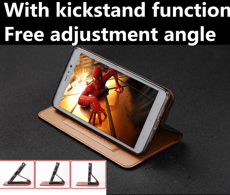 genuine leather phone case card slot holder for oppo realme 6 pro flip cover coque for oppo realme 6 holster cover stand case free global shipping