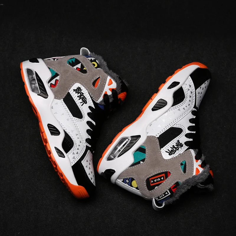 Детские баскетбольные туфли размера плюс Молодежные кроссовки модели продаж для