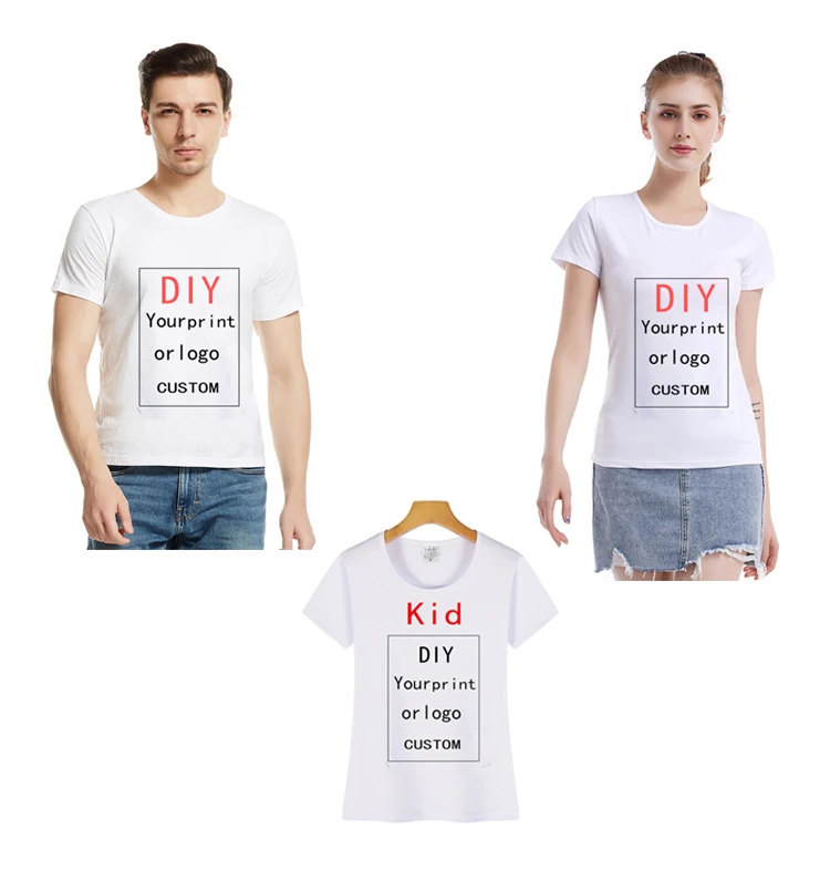 Индивидуальная футболка с принтом для женщин сделай сам как на фото или