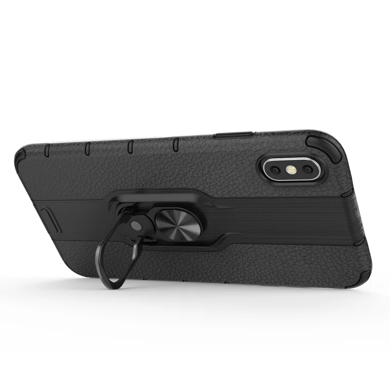 Ударопрочный чехол на 360 металлическое кольцо с подставкой для iPhone 11 pro Max 2019 X XS MAX