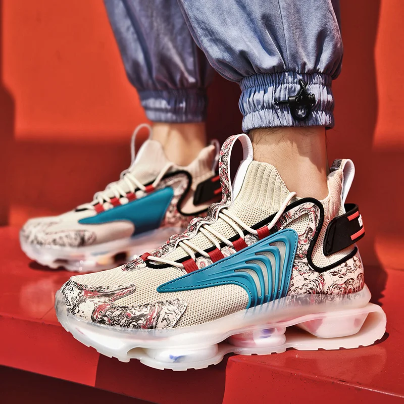 

Air Cushion Men Sneakers Breathable Men Casual Shoes Fashion Vulcanized Shoes Comfortable Jogging Footwear Chaussure Homme Sport