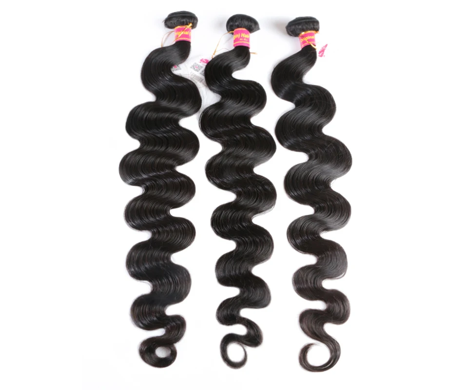 Ali queen hair Products P/9A натуральные бразильские волнистые волосы длиной 3"~ 34" натурального цвета с бесплатной доставкой