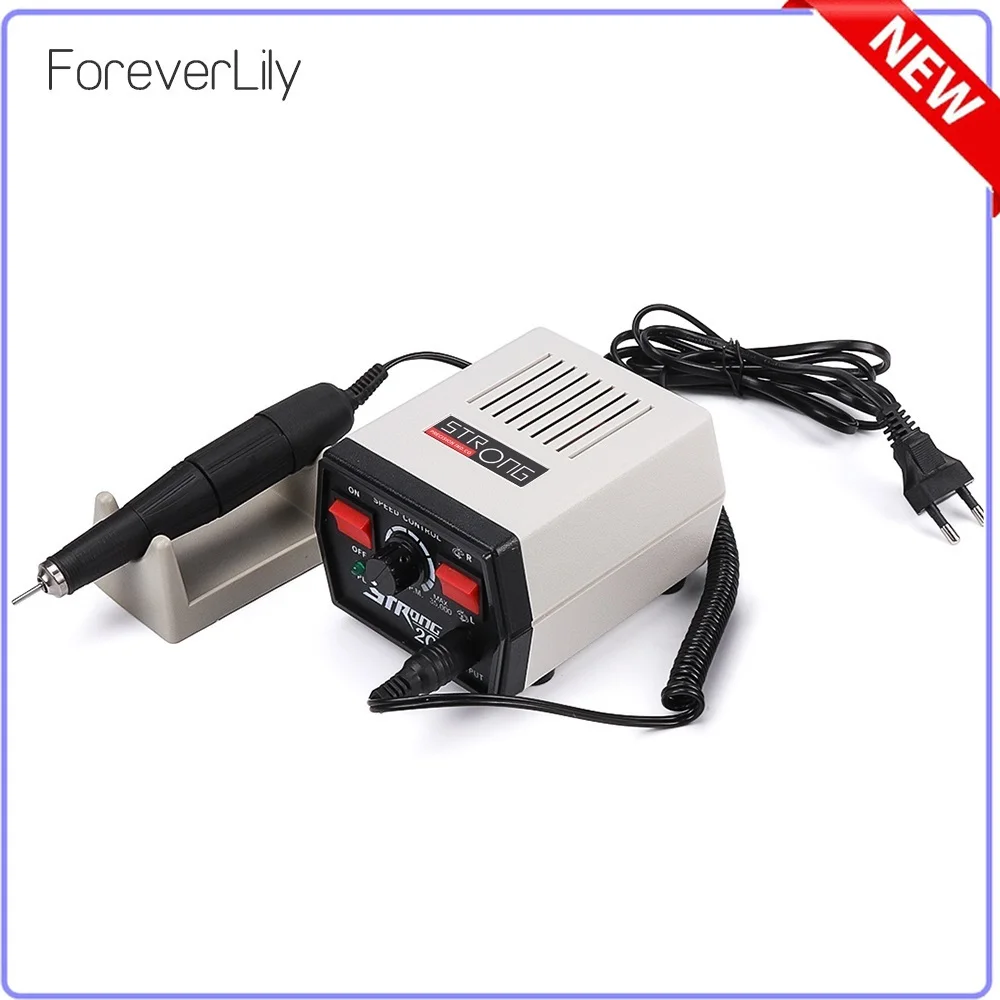 

Professional Nail File Sanding Grinding Device 65W Electric Nail Drill Machine 35000rpm Strong 204 For Manicure Pedicure Machine