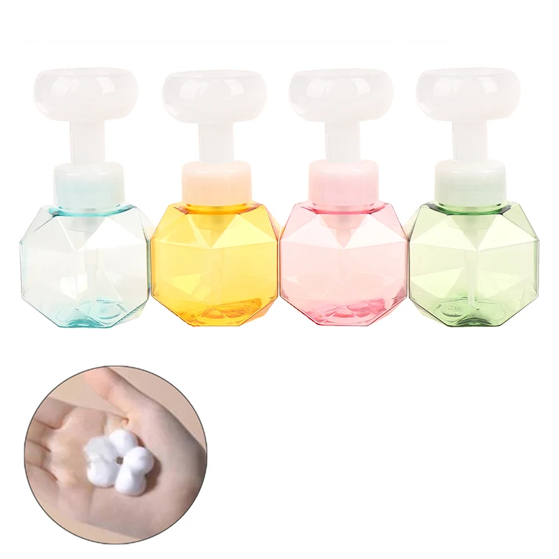 

150/250/300/450/650ML Liquid Soap Dispenser Flower Shape Foam Foaming Pump Empty Bottle Lotion Bottle Shower Foam Pump Bottle