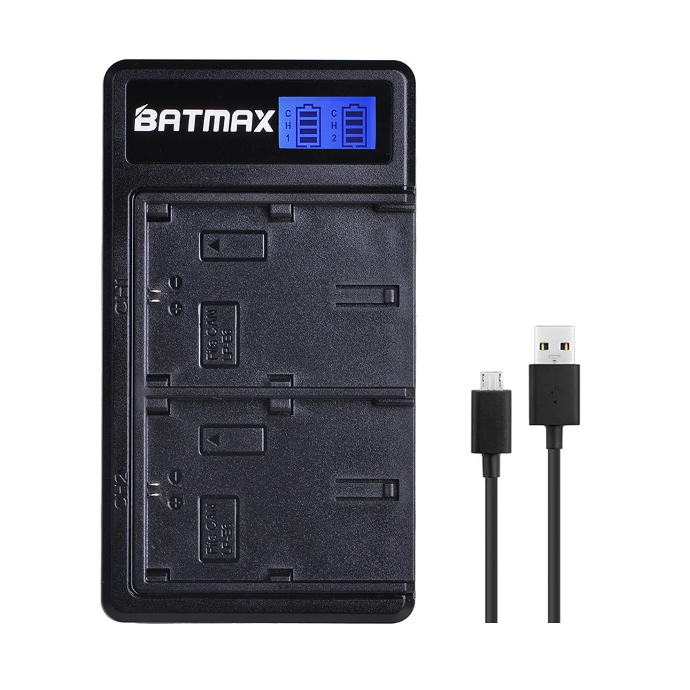 Аккумулятор Batmax LP-E6 LP E6 LP-E6N Новый ЖК-дисплей двойное зарядное устройство USB для Canon