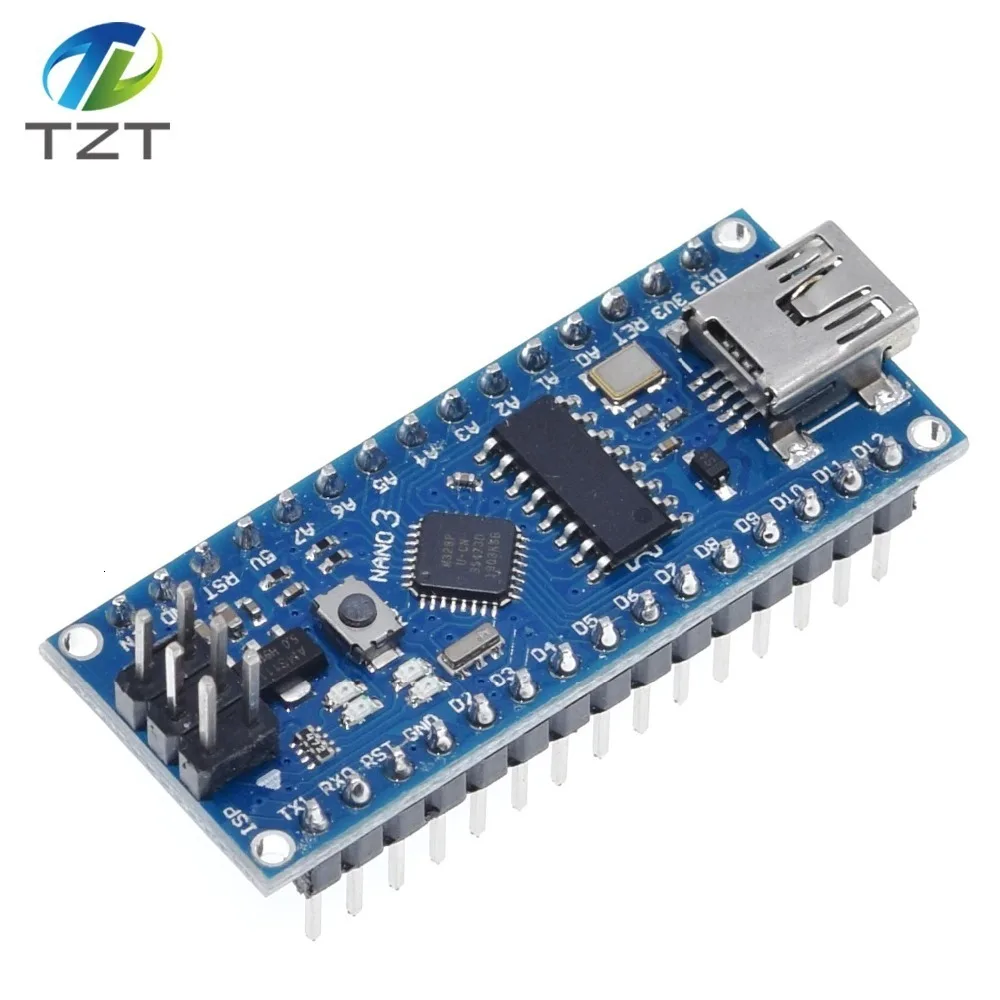 Мини-usb с контроллером загрузчика Nano 3,0 совместимый для Arduino CH340 usb-драйвер 16 МГц NANO V3.0 Atmega328 MCU