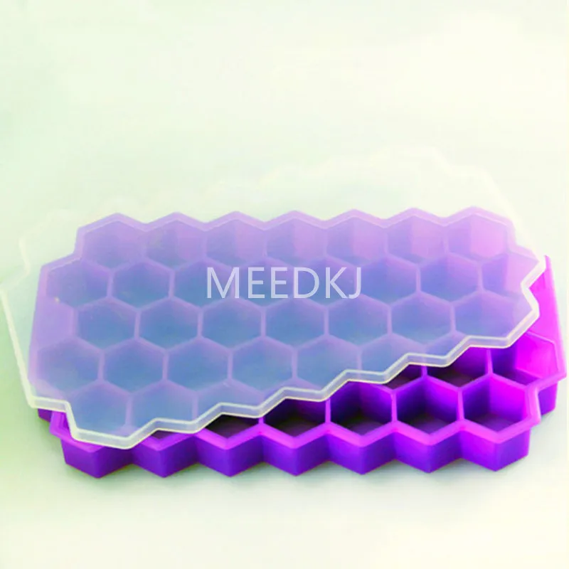 37 тарелок для льда кубиков формы силикагеля креативная самодельная сотовая
