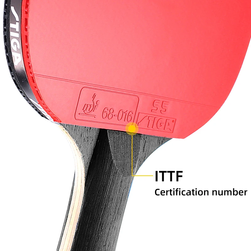 STIGA 6 Star Table Tennis Racket Pro Ping-pong Paddle Pimples In For Offensive Rackets Sport Stiga Hollow handle | Спорт и