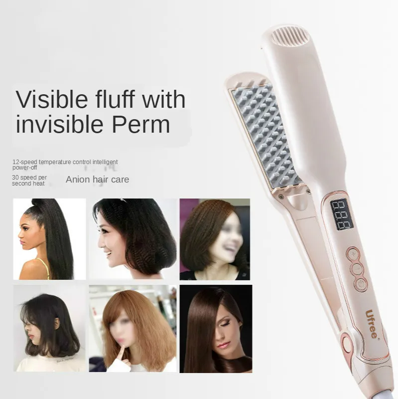 

Выпрямитель для волос Инструменты для укладки волос отрицательных ионов волосы щипцы для завивки волос женский кукурузы электрического фи...