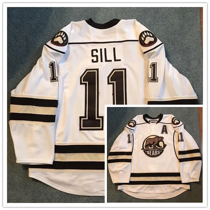 

Bears 11 ZACH SILL MEN'S Hockey Jersey Embroidery Stitched Customize any number and name