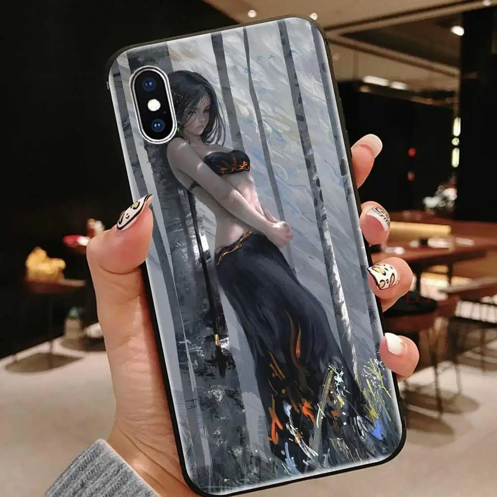 Принцесса обои силиконовый чехол для iphone x xr xs max 8plus 7plus 7 8 плюс 6s 6 5s 5 se