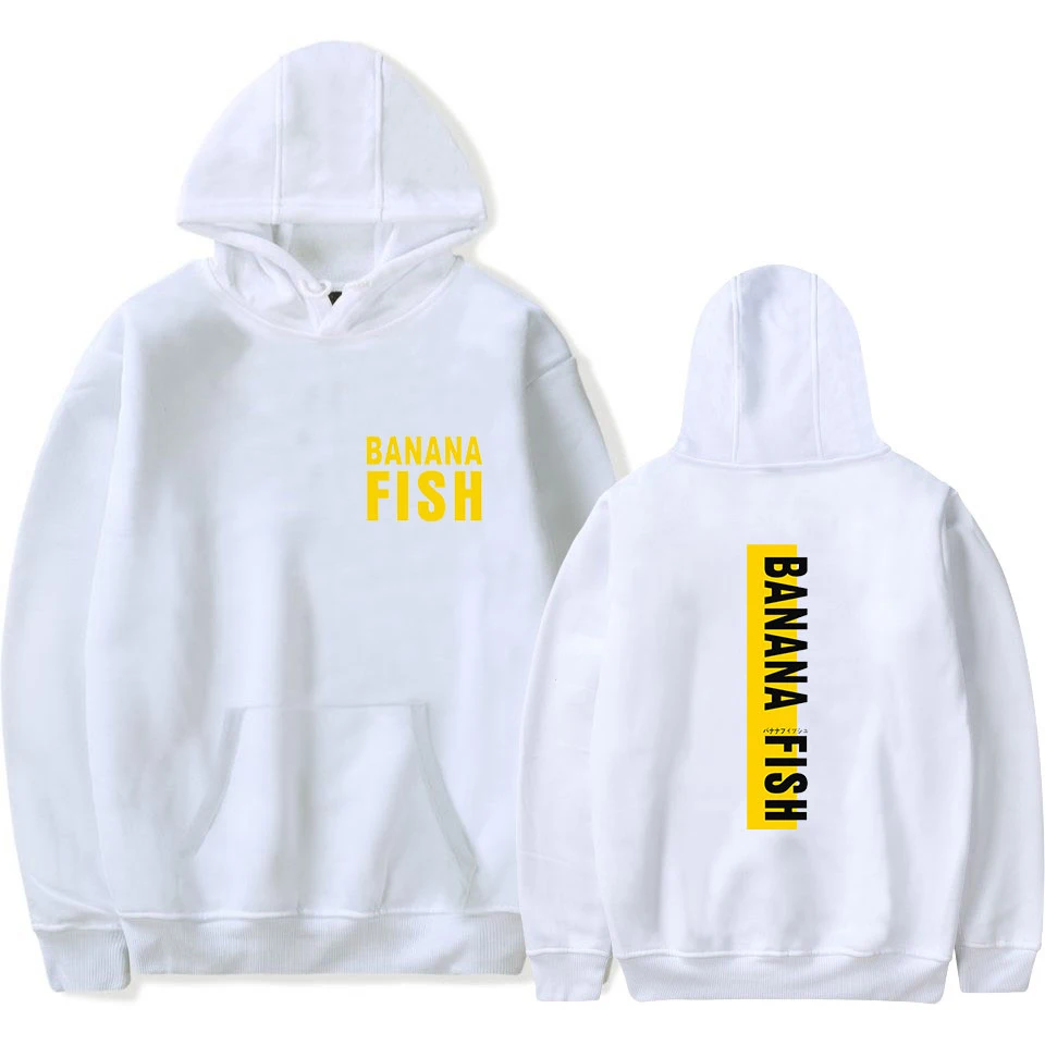

Banana Fish Hoodie Men/Women Popular Fashion Harajuku Banana Fish Hoodies Anime Sweatshirt Pullover Streetwear Cotton Clothes
