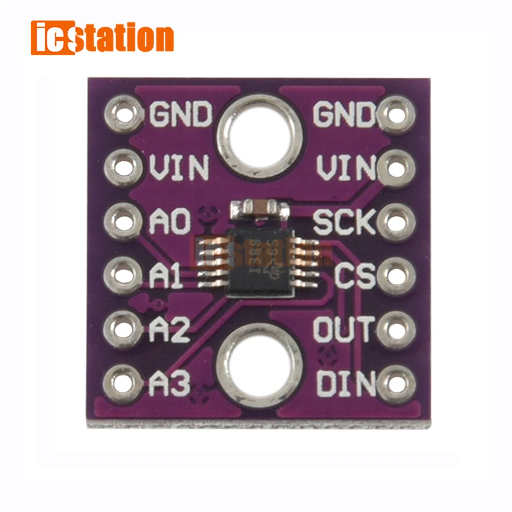 ADS1118 16-bit AD конвертер ADC SPI макетная плата модуля связи | Электроника
