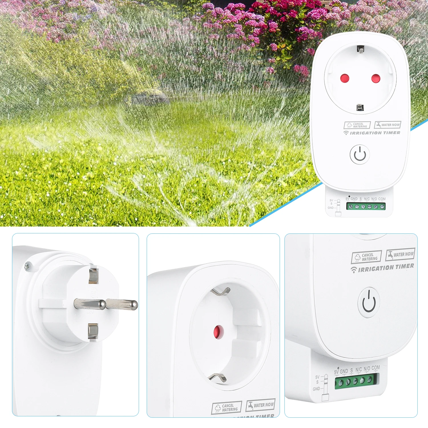 Системы разбрызгиватель Управление Wi Fi орошения сада Открытый Сад таймер умный