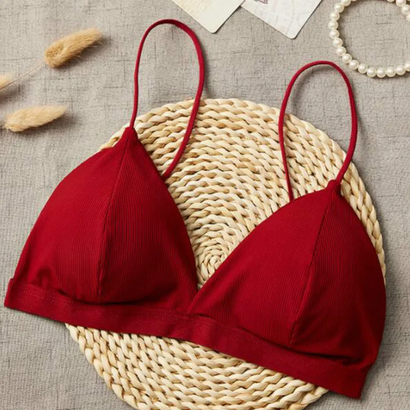 Бюстгальтер женский бесшовный с глубоким V образным вырезом и чашками пуш