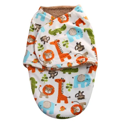 50 32cm Newborn Детский спальный мешок, зимний конверт для новорожденных, детский утепленный бархатный вязаный теплый спальный мешок, шерстяной спальный мешок для коляски - Цвет: 50 32cm Newborn