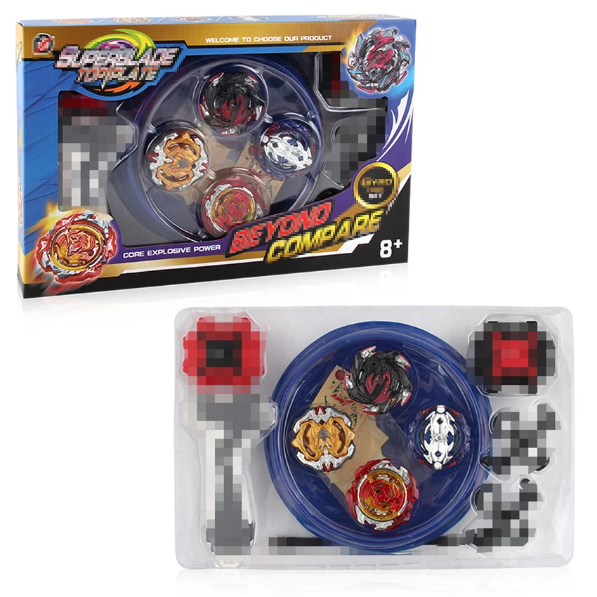 Новые 4 шт. Bayblades Burst Box держатель Beyblades Popper 4D Fusion Metal Arena битва Классические игрушки