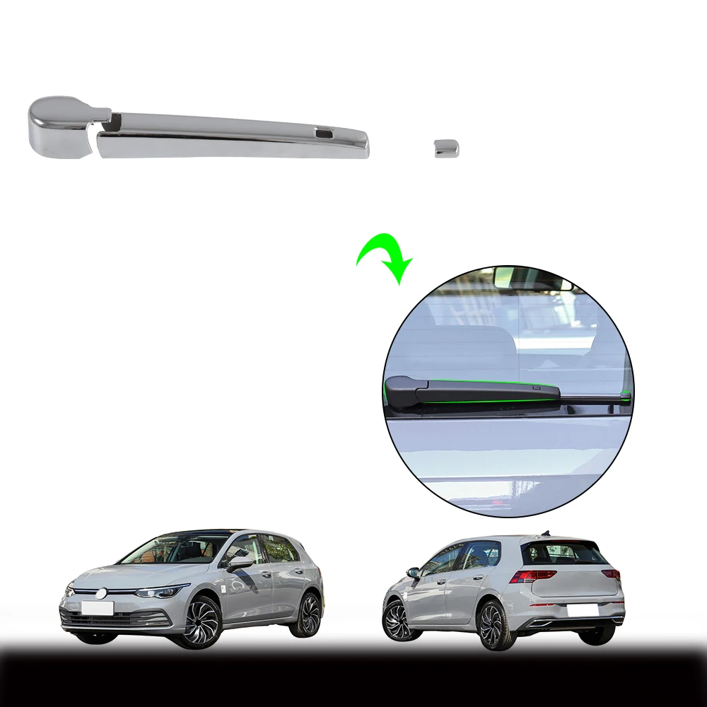 

АБС-пластик, хромированный Стайлинг, крышка багажника, заднего стеклоочистителя, отделка для VOLKSWAGEN Golf 8 2021