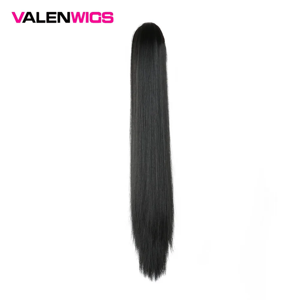 Волосы для наращивания на заколке конского хвоста 24 дюйма | Шиньоны и парики