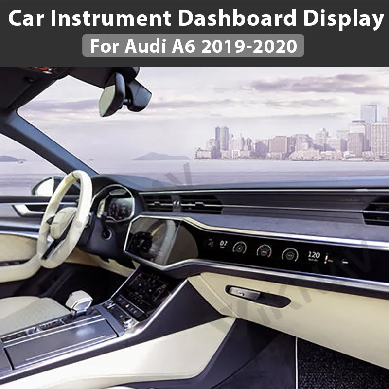 

Android Приборная панель автомобиля дисплей для-AUDI A6 2019-2020 мультимедиа копилота виртуального кокпита ЖК-дисплей