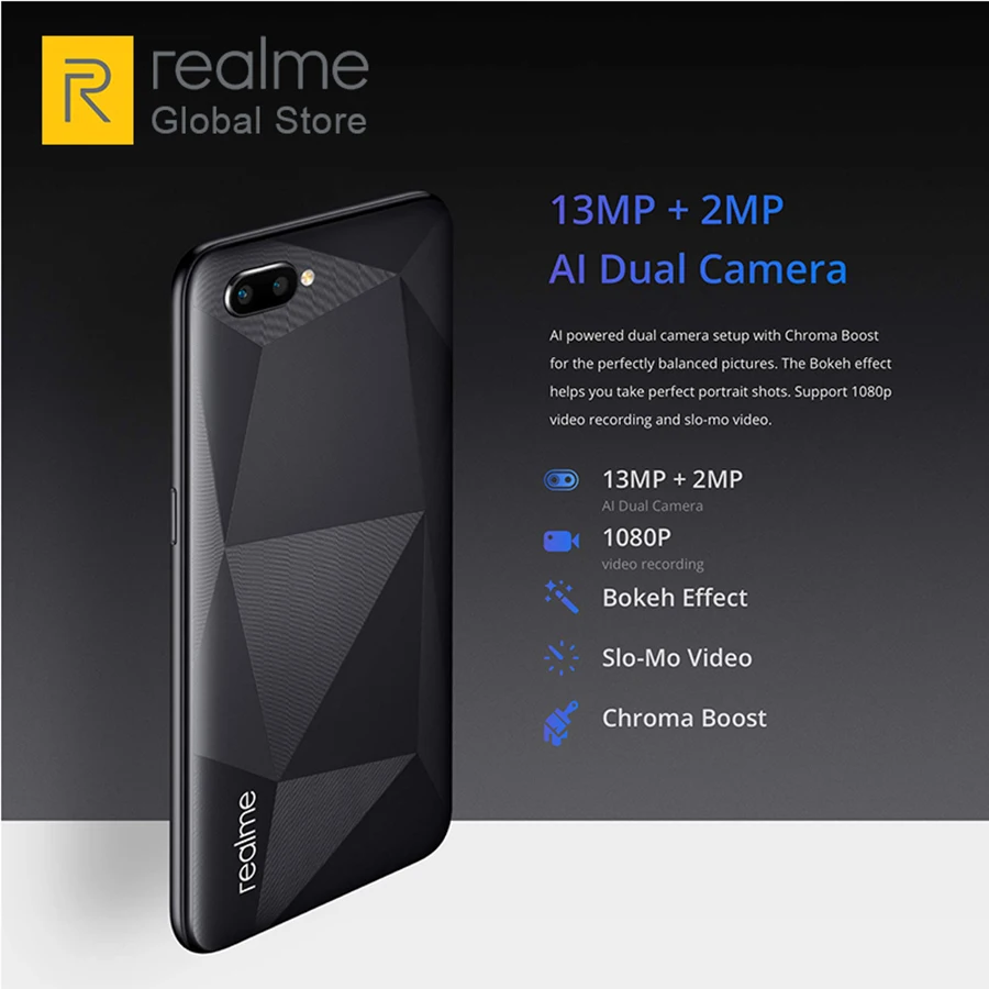 Глобальная версия OPPO realme C2 3 Гб оперативной памяти Оперативная память 32GB