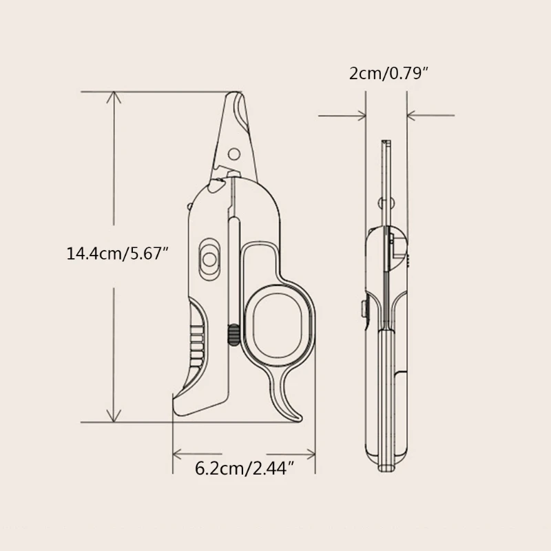 

Pet Cat Dog Nail Clipper Cutting Machine Beauty Scissors LED Lighting Puppy Kitten Grooming Claw Nails Trimmer