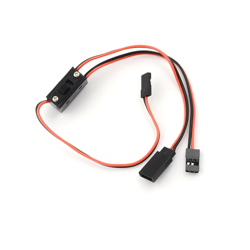 

1pc Control Receiver Power Switch Three Interfaces RC Switch Receiver Battery On/Off With JR Lead Connectors Charge Lead
