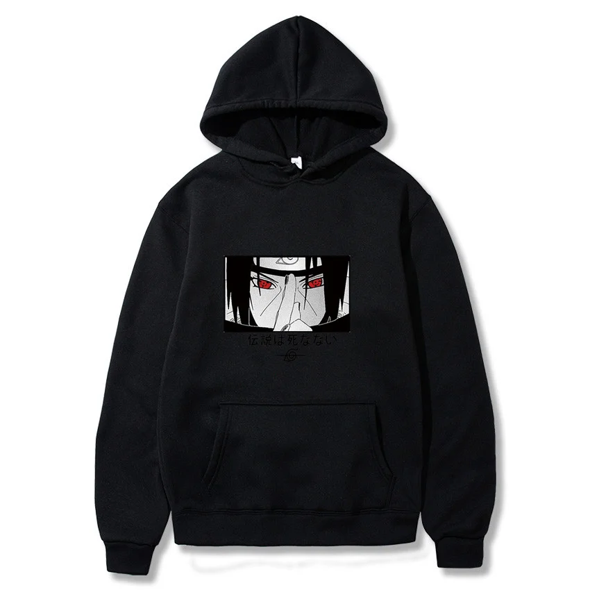 

Men's Hoodie Japanese Anime Hoodies Men Women Streetwear Pullover Harajuku Black Hoodie Sweatshirt Tops Sudaderas Sweat Homme