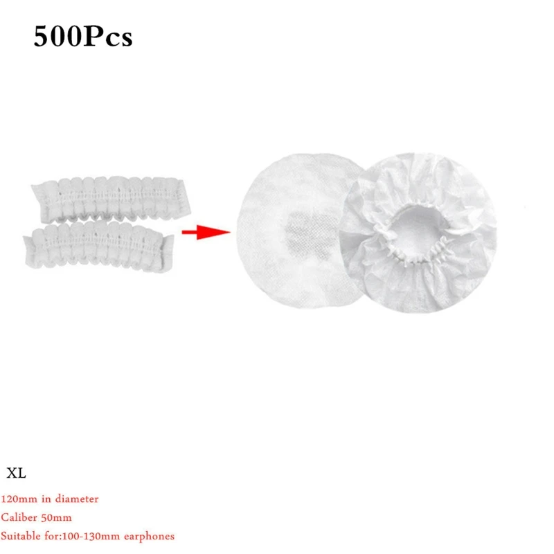

Apply to 10-13cm Ear Pad Disposable Headphone Cover Non Woven Hygienic Dustproof N0HC