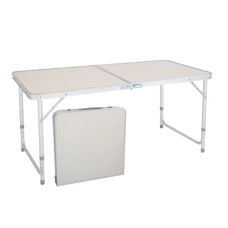 

US Warehouse 120 x 60 x 70 4Ft Portable Multipurpose Folding Table White Camping table Foldable Table Camping Outdoor Furniture