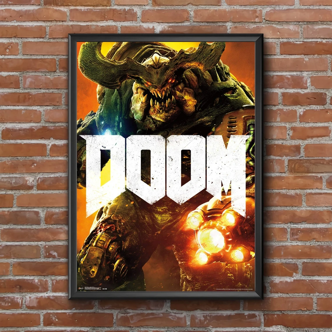 

Видео-игра DOOM, холст, плакат, домашняя фотография (без рамки)
