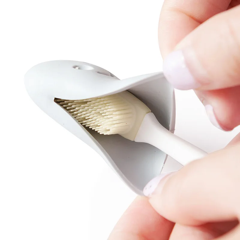 Защитная крышка для зубной щетки портативный мультяшный держатель контейнер