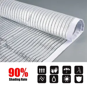 Новинка 90%, солнцезащитный козырек из алюминиевой фольги, сетка для защиты от солнца на крыше, автомобильный сарай, уличный пляжный навес для кемпинга, навес от солнца, навес для внутреннего дворика