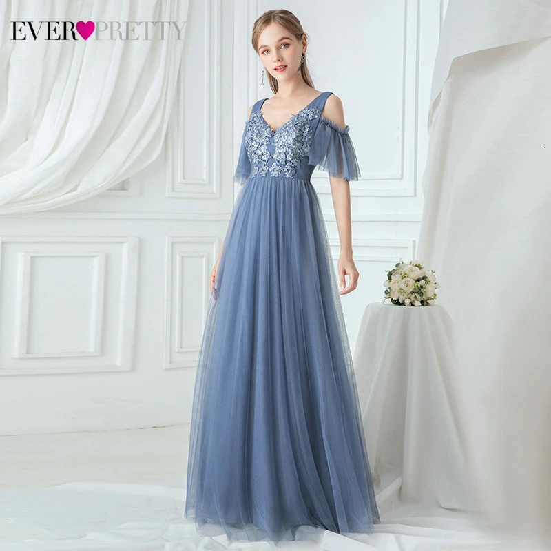 Элегантные платья подружки невесты Ever Pretty EP00745DN с блестками и аппликацией