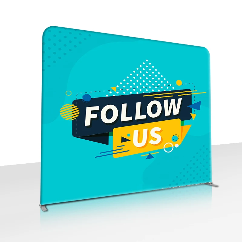 Ширина 10 футов пользовательский тканевый дисплей дизайнерский баннер рекламный