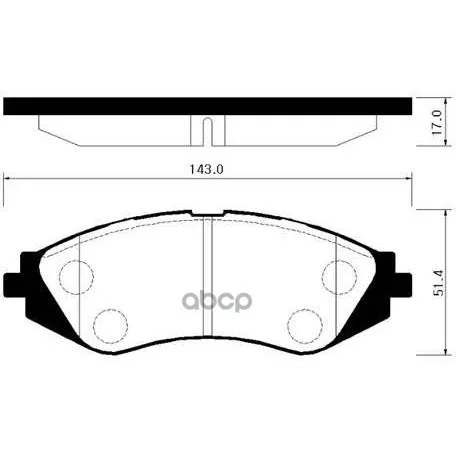 Колодки Тормозные Дисковые Передн Daewoo: Lanos (Dohc) 97 01 Nubira 03 Lacetti 02 06 HSB арт. HP2005|Зеркала