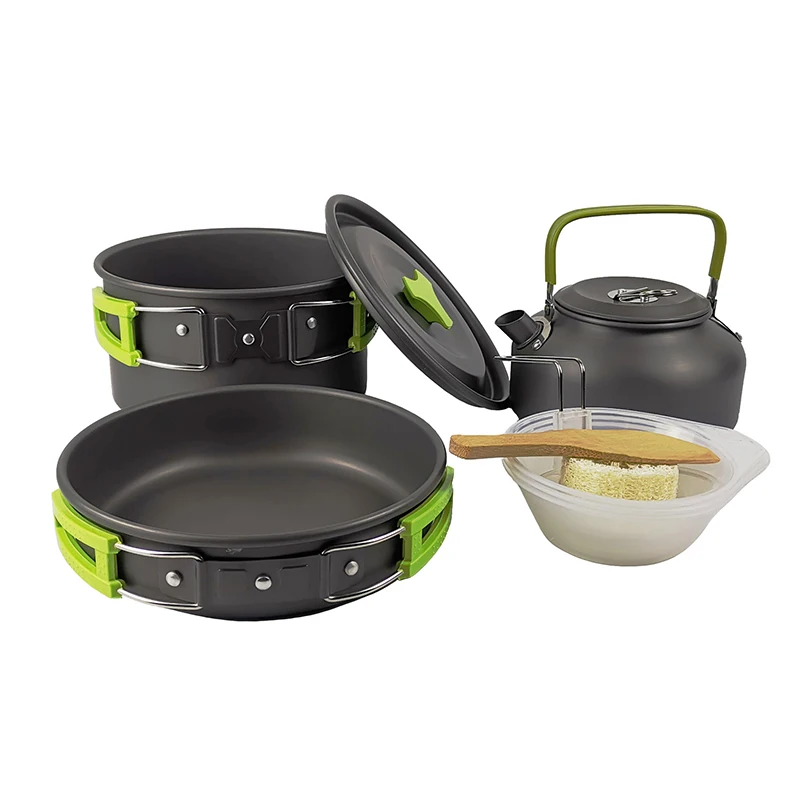 Портативный раздельный горшок для открытого воздуха набор из трех предметов 2 3