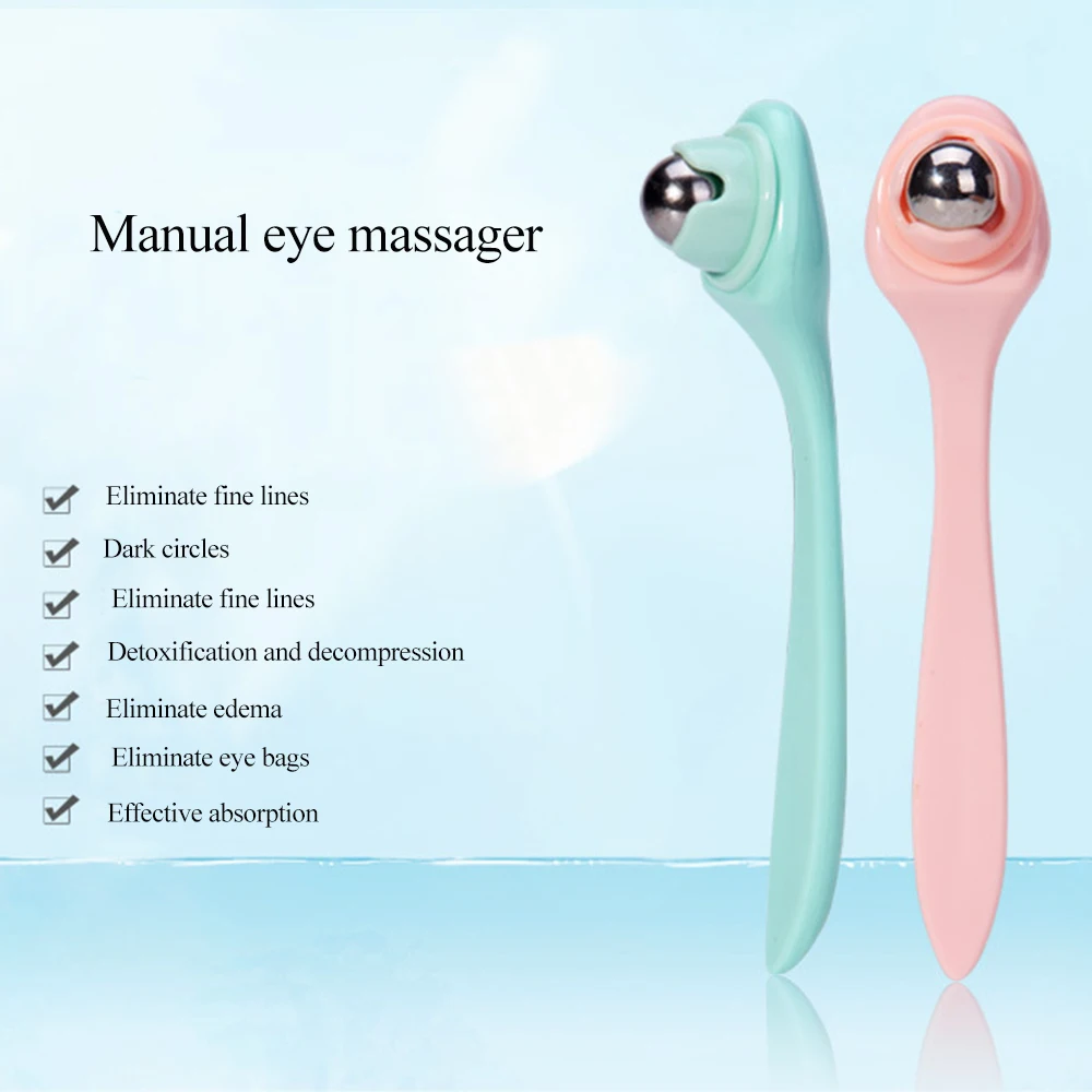 360 градусов роликовый массажер для глаз бисер устройство удаления темных кругов