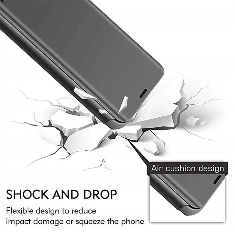 Зеркальный флип-чехол для Apple XR XS 11 Pro Max 8 7 6 6s Plus чехол с подставкой и окошком iPhone X 5