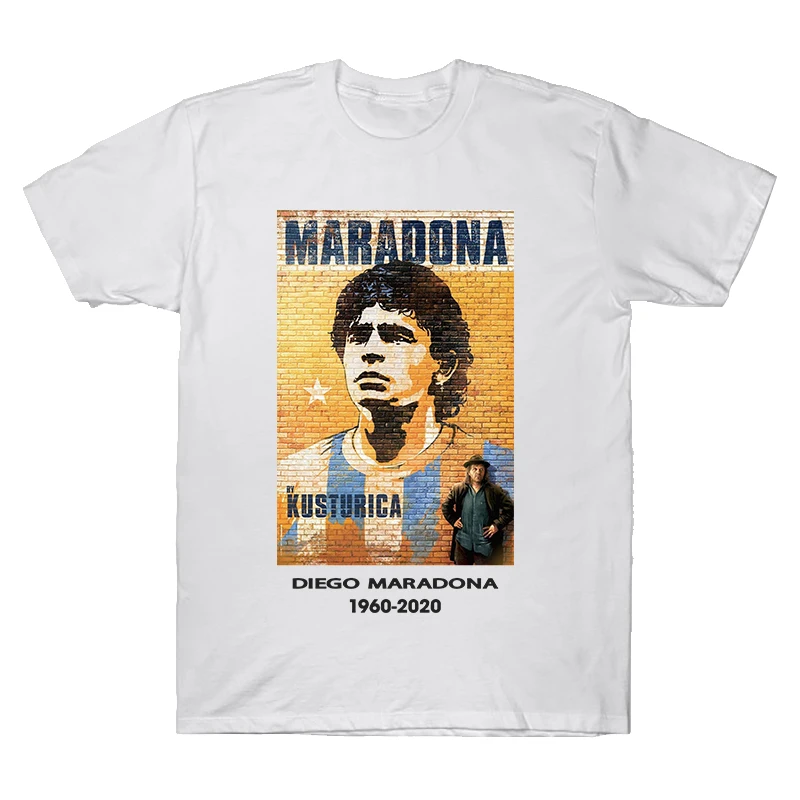 

MARADONA T Shirt Cherish The Memory of Diego Armando Maradona Pibe De Oro Argentina Napoli Men Women Unisex Classic Tops Tees