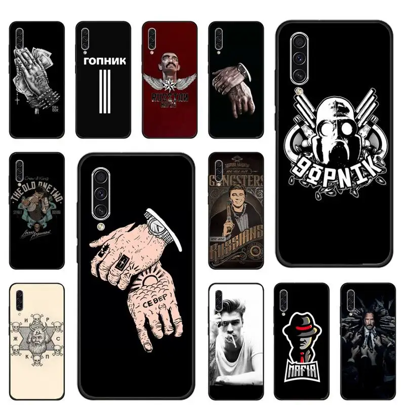 

cool Russian Mafia Phone Case For Samsung galaxy S note 7 8 9 10 20 fe edge A 6 10 20 30 50 51 70 lite plus Soft Silicone