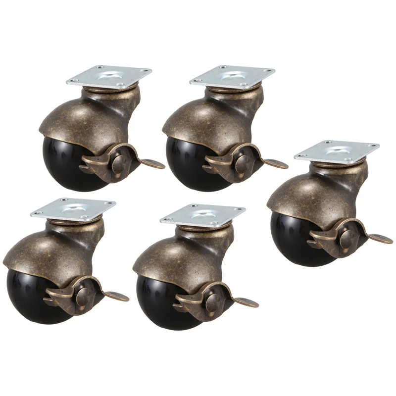 5 шт. плоская Нижняя пластина с тормозными колесами и колесиками используются для