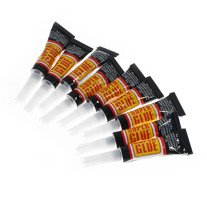 

10 шт., жидкий Супер-клей для поверхности, нечувствительный сильный клей, Быстрый мгновенный клей