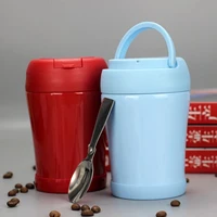 350ml mini thermos candy color food soup thermos bpa free stainless steel vacuum thermos 316 stainless steel lunch box for kids