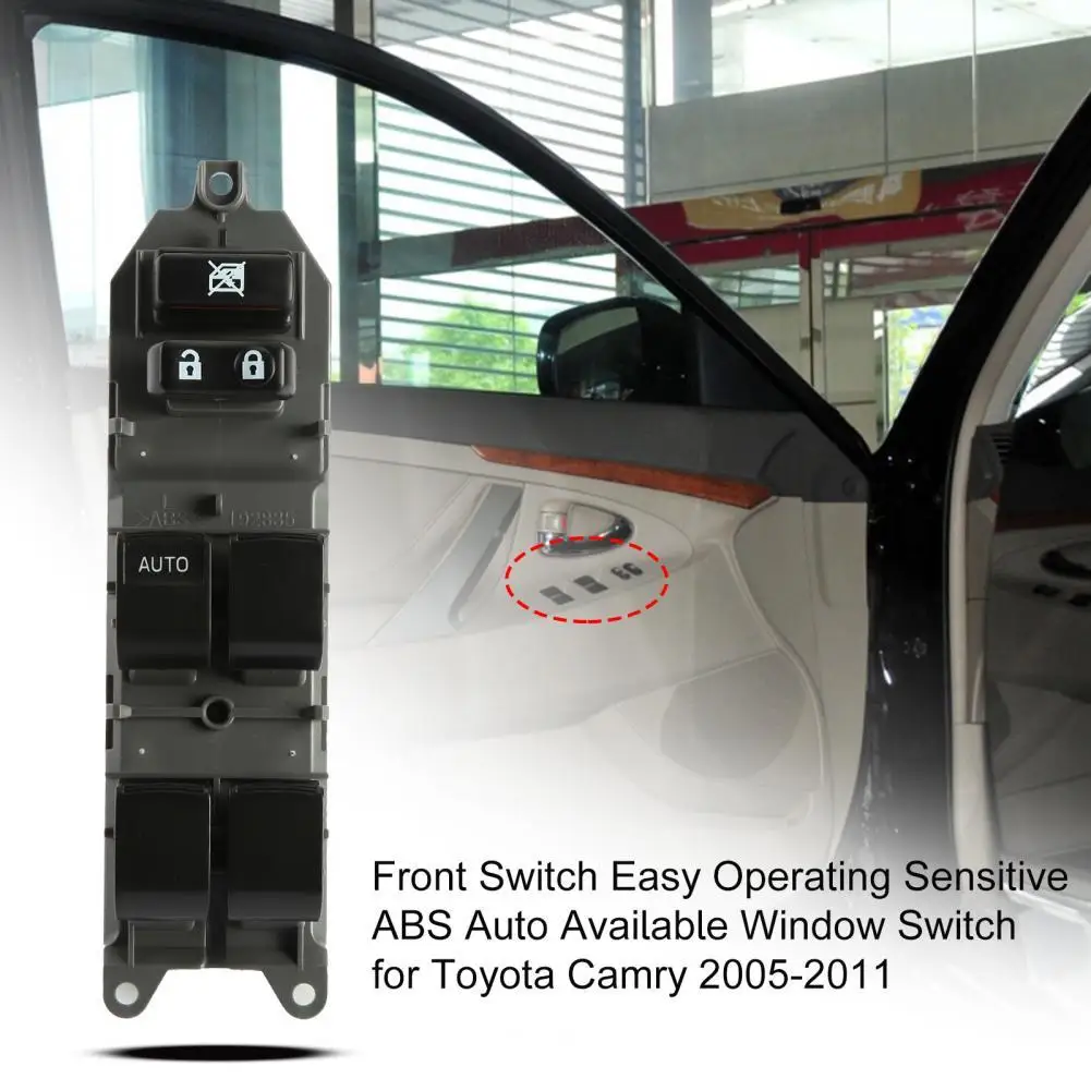 

50% Hot Sales!!! Front Switch Easy Operating Sensitive ABS 84820-06100 Auto Available Window Switch for Toyota Camry 200605-200