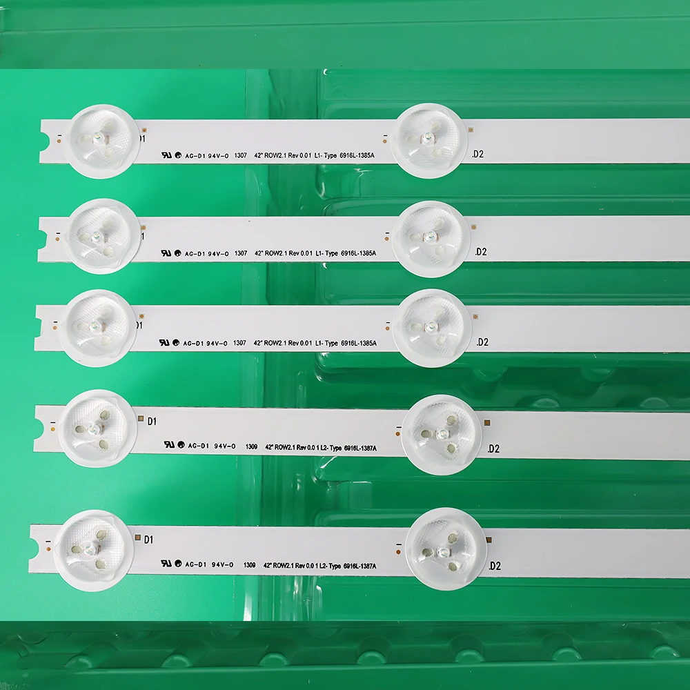 10 шт./лот Новинка Светодиодный полоски 42 &quotROW2.1 REV 0 6916L-1385A 6916L-1386A 6916L-1387A 6916L-1388A |