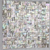 11 PCS 2mm Thickness Seamless Colored Shell Mosaic Mother Of Pearl Wall Tile For Kitchen Backsplash Bathroom MOPSL025