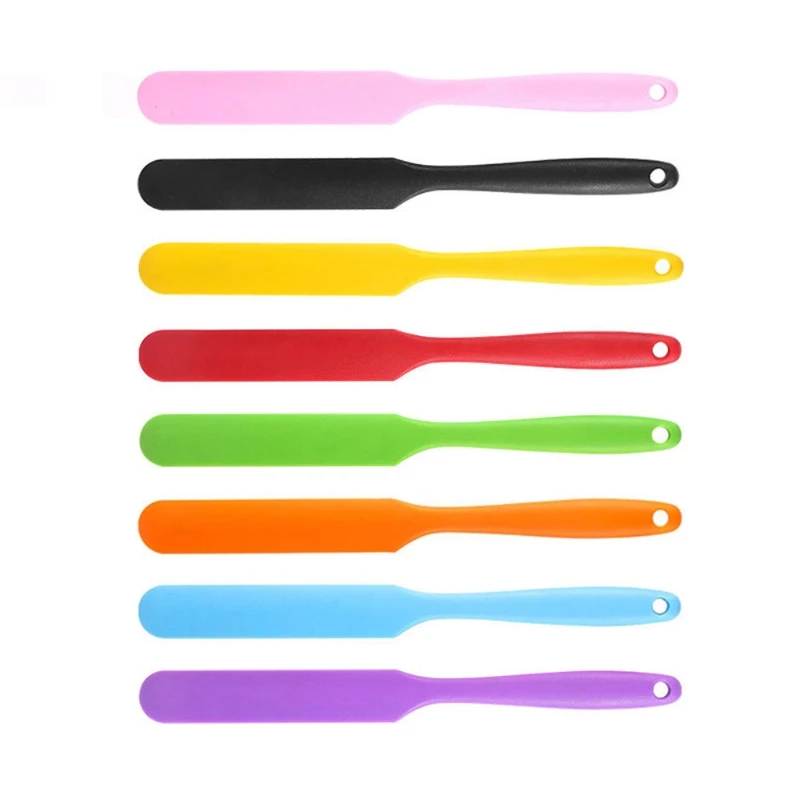 

Silicone Stir Sticks Heat Resistant Cake Cream Butter Spatulas Mixing Batter Scraper Non-Stick Flexible for Epoxy DIY Crafts Bak