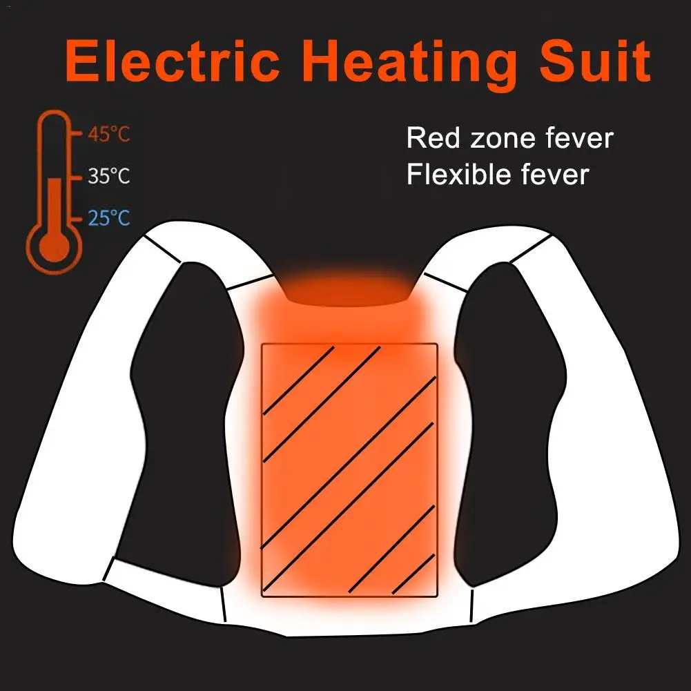 Уличный мужской и женский жилет с электрическим подогревом теплая одежда USB